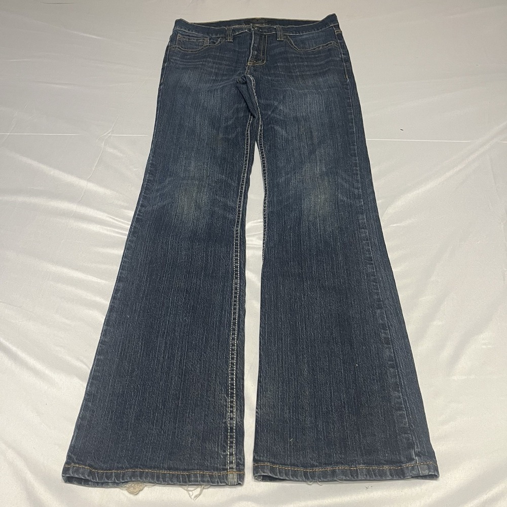 Cody James Jeans Mens Fits 32x34 Blue Duke Relaxed Boot Western Dark Wash Denim